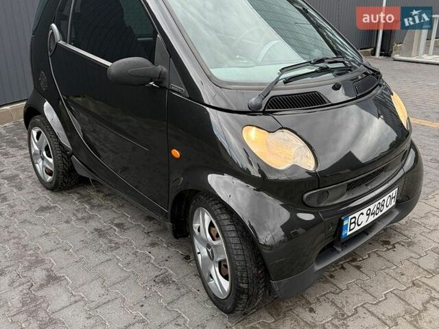 Черный Смарт Форту, объемом двигателя 0.7 л и пробегом 163 тыс. км за 2950 $, фото 1 на Automoto.ua