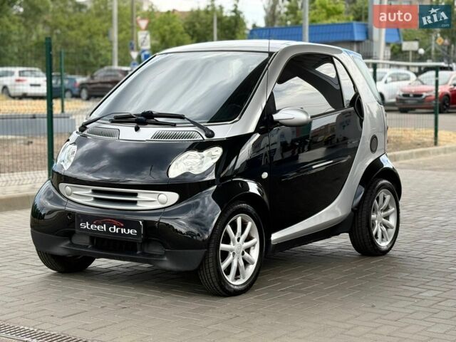 Чорний Смарт Fortwo, об'ємом двигуна 0.7 л та пробігом 194 тис. км за 3799 $, фото 1 на Automoto.ua