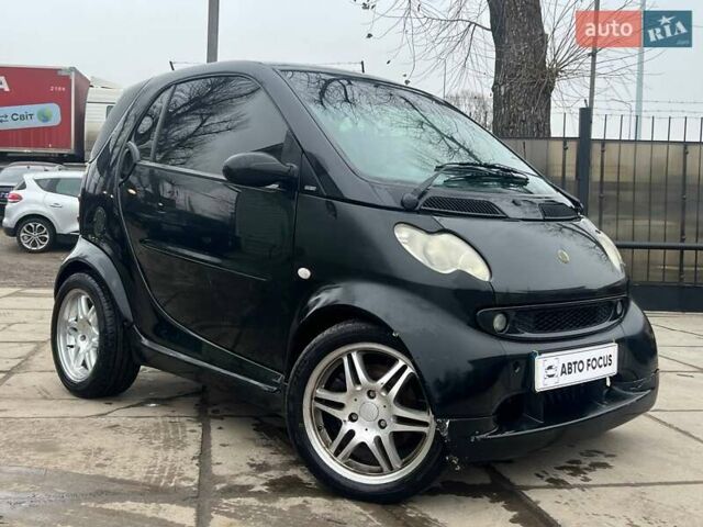 Чорний Смарт Fortwo, об'ємом двигуна 0.7 л та пробігом 222 тис. км за 3990 $, фото 1 на Automoto.ua