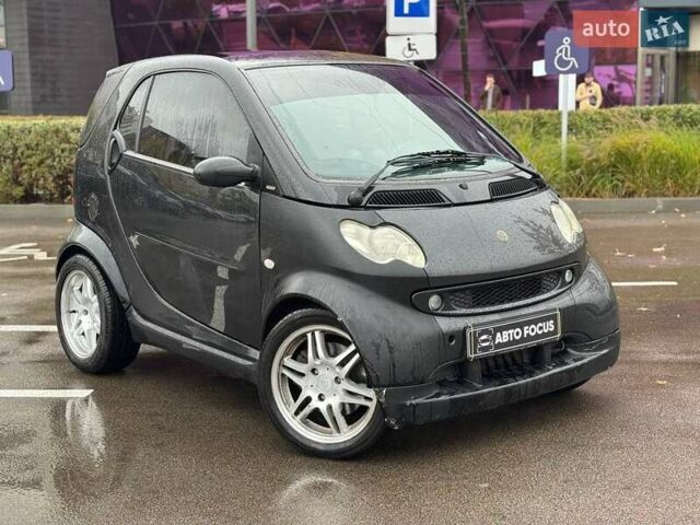 Чорний Смарт Fortwo, об'ємом двигуна 0.7 л та пробігом 213 тис. км за 5490 $, фото 1 на Automoto.ua