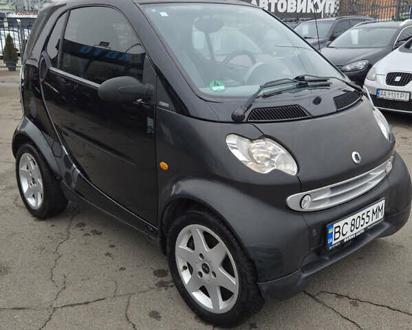 Черный Смарт Форту, объемом двигателя 0.7 л и пробегом 160 тыс. км за 3300 $, фото 1 на Automoto.ua