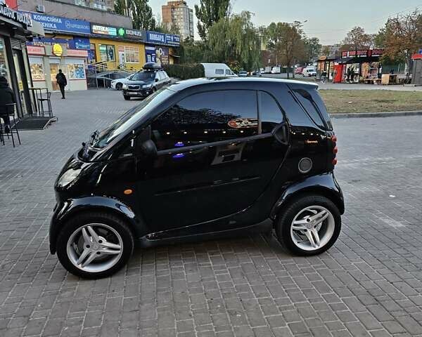 Черный Смарт Форту, объемом двигателя 0.8 л и пробегом 235 тыс. км за 4100 $, фото 1 на Automoto.ua