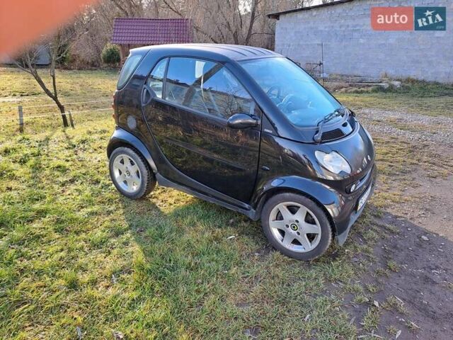 Чорний Смарт Fortwo, об'ємом двигуна 0.7 л та пробігом 189 тис. км за 2200 $, фото 1 на Automoto.ua