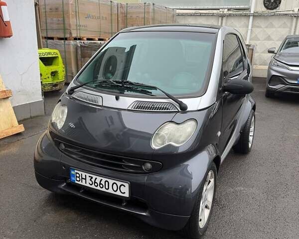 Черный Смарт Форту, объемом двигателя 0.7 л и пробегом 210 тыс. км за 4200 $, фото 1 на Automoto.ua