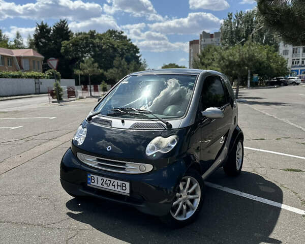 Чорний Смарт Fortwo, об'ємом двигуна 0.7 л та пробігом 147 тис. км за 3500 $, фото 1 на Automoto.ua