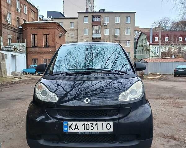 Черный Смарт Форту, объемом двигателя 0.8 л и пробегом 183 тыс. км за 5800 $, фото 1 на Automoto.ua