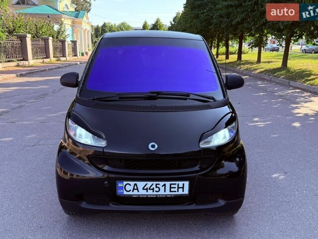 Черный Смарт Форту, объемом двигателя 0.8 л и пробегом 218 тыс. км за 3800 $, фото 1 на Automoto.ua
