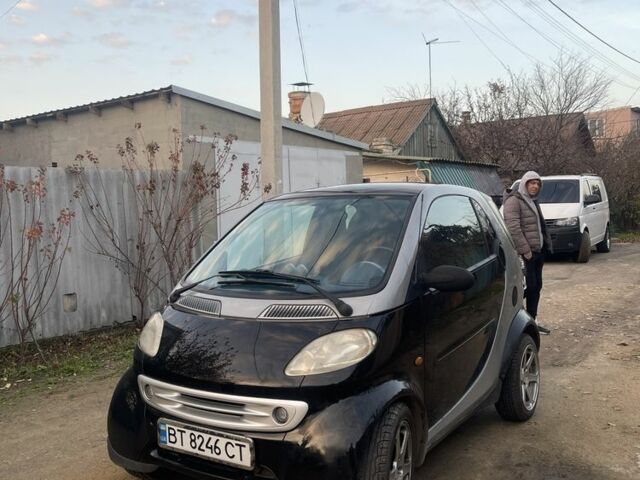 Черный Смарт Форту, объемом двигателя 0.6 л и пробегом 100 тыс. км за 3000 $, фото 1 на Automoto.ua
