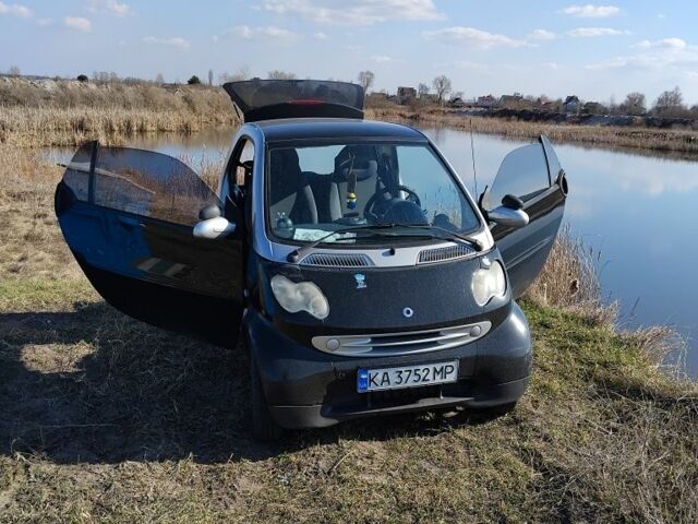 Чорний Смарт Fortwo, об'ємом двигуна 0.7 л та пробігом 130 тис. км за 4517 $, фото 1 на Automoto.ua