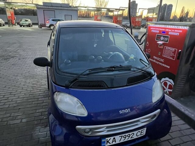 Черный Смарт Форту, объемом двигателя 0.6 л и пробегом 130 тыс. км за 2600 $, фото 1 на Automoto.ua