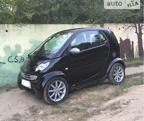 Чорний Смарт Fortwo, об'ємом двигуна 0.7 л та пробігом 165 тис. км за 4700 $, фото 1 на Automoto.ua