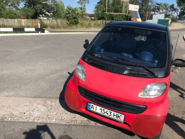 Червоний Смарт Fortwo, об'ємом двигуна 0.6 л та пробігом 124 тис. км за 3200 $, фото 1 на Automoto.ua