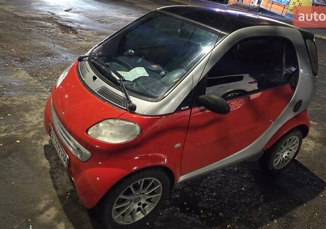 Красный Смарт Форту, объемом двигателя 0.6 л и пробегом 169 тыс. км за 3500 $, фото 1 на Automoto.ua