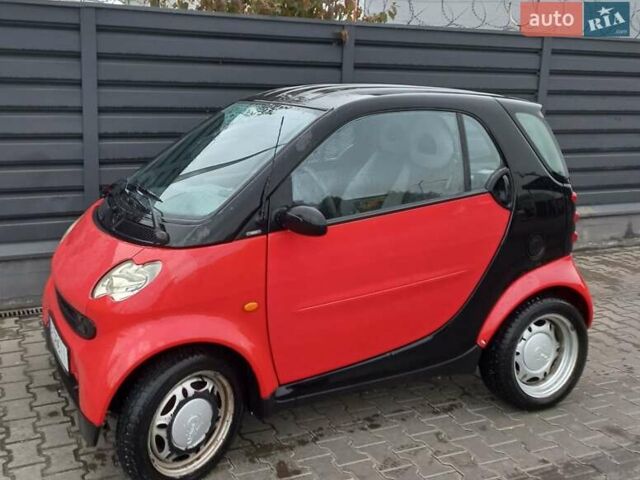Червоний Смарт Fortwo, об'ємом двигуна 0.6 л та пробігом 185 тис. км за 2900 $, фото 1 на Automoto.ua