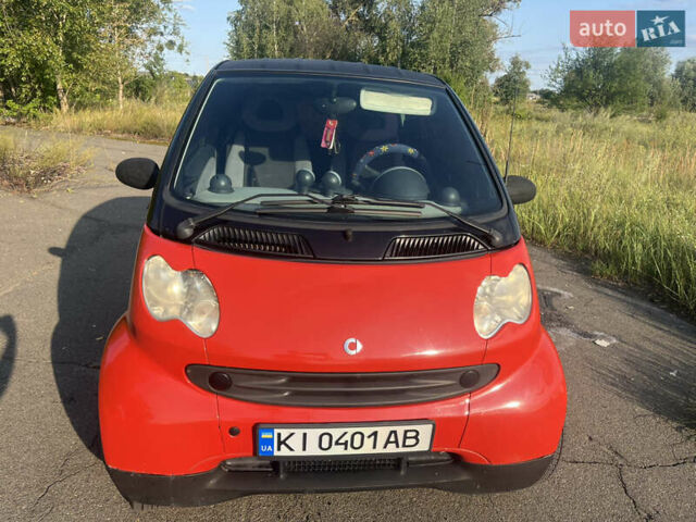 Червоний Смарт Fortwo, об'ємом двигуна 0.7 л та пробігом 217 тис. км за 3100 $, фото 1 на Automoto.ua