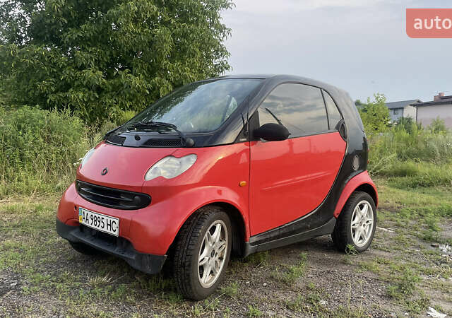 Червоний Смарт Fortwo, об'ємом двигуна 0.7 л та пробігом 191 тис. км за 3500 $, фото 1 на Automoto.ua
