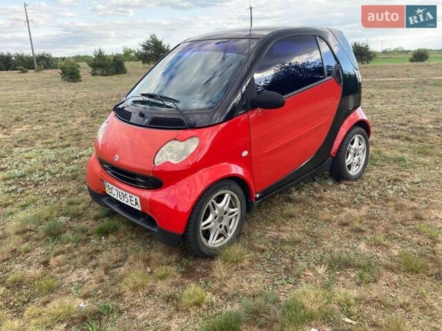 Червоний Смарт Fortwo, об'ємом двигуна 0.8 л та пробігом 263 тис. км за 3500 $, фото 1 на Automoto.ua