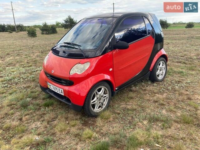 Червоний Смарт Fortwo, об'ємом двигуна 0.8 л та пробігом 263 тис. км за 3500 $, фото 1 на Automoto.ua