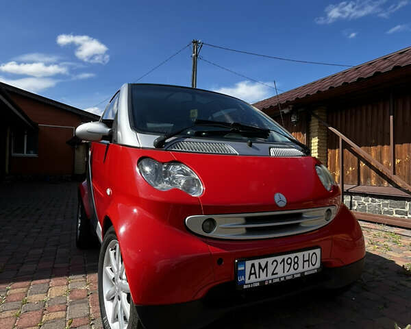 Червоний Смарт Fortwo, об'ємом двигуна 0.7 л та пробігом 278 тис. км за 4200 $, фото 1 на Automoto.ua
