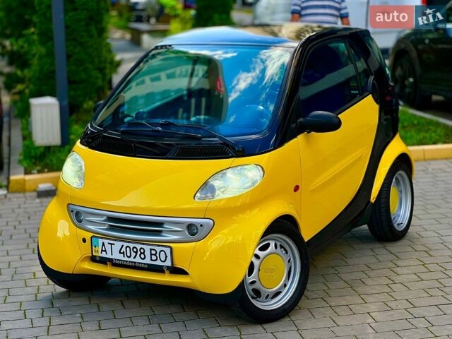 Жовтий Смарт Fortwo, об'ємом двигуна 0.6 л та пробігом 144 тис. км за 2950 $, фото 1 на Automoto.ua
