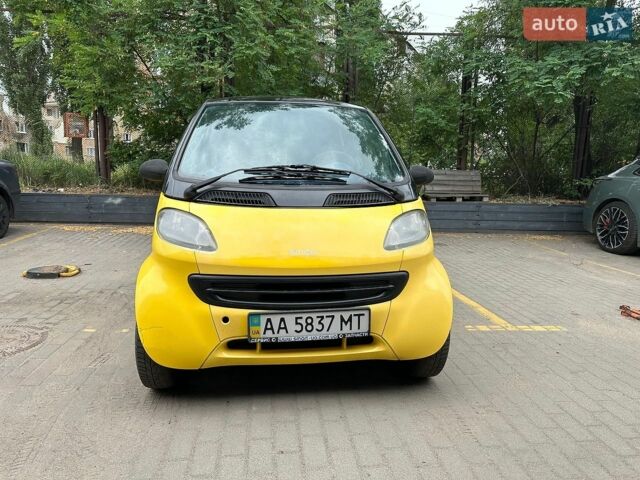 Жовтий Смарт Fortwo, об'ємом двигуна 0.6 л та пробігом 292 тис. км за 2150 $, фото 1 на Automoto.ua