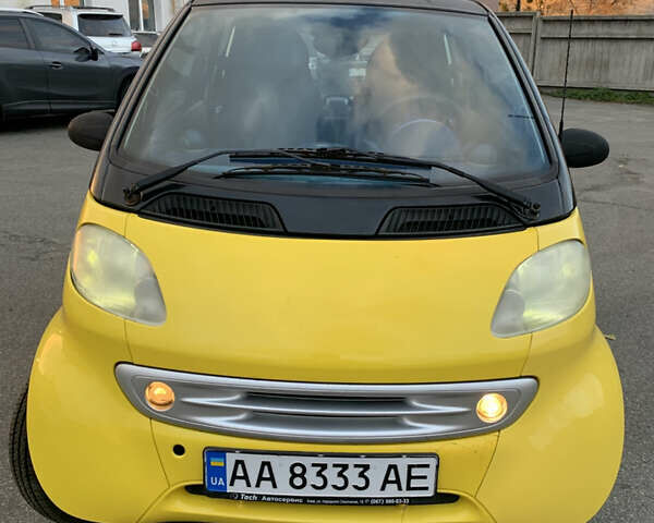 Желтый Смарт Форту, объемом двигателя 0.6 л и пробегом 146 тыс. км за 2300 $, фото 1 на Automoto.ua