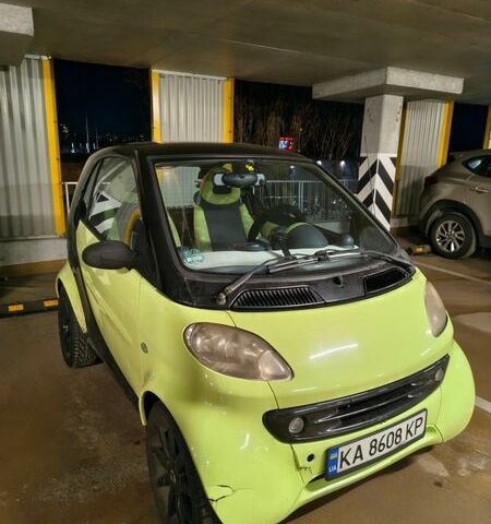Желтый Смарт Форту, объемом двигателя 0.6 л и пробегом 175 тыс. км за 2300 $, фото 1 на Automoto.ua