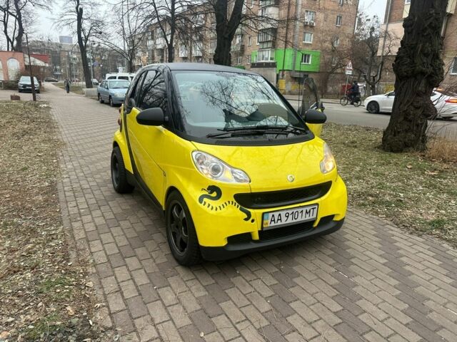 Желтый Смарт Форту, объемом двигателя 1 л и пробегом 203 тыс. км за 4750 $, фото 1 на Automoto.ua