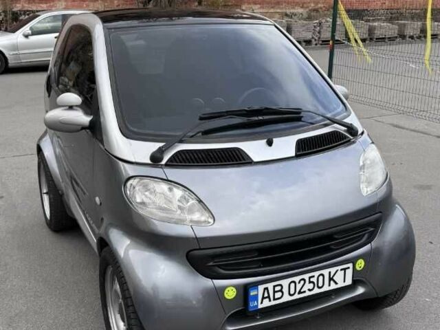 Сірий Смарт Fortwo, об'ємом двигуна 0.8 л та пробігом 301 тис. км за 3100 $, фото 1 на Automoto.ua