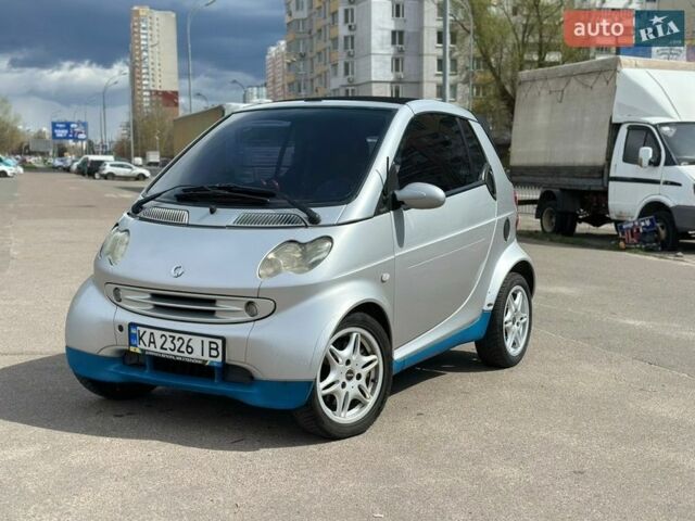 Сірий Смарт Fortwo, об'ємом двигуна 0.6 л та пробігом 216 тис. км за 3000 $, фото 1 на Automoto.ua
