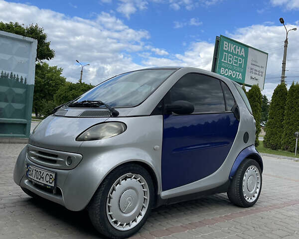 Сірий Смарт Fortwo, об'ємом двигуна 0.6 л та пробігом 160 тис. км за 3200 $, фото 1 на Automoto.ua