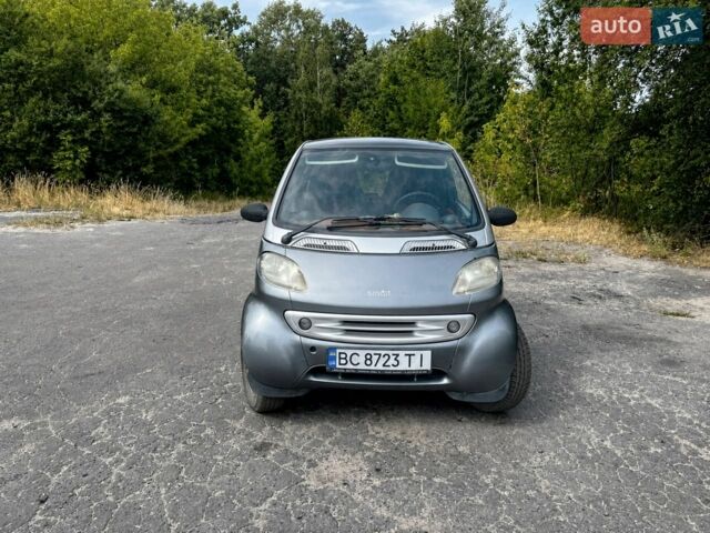 Сірий Смарт Fortwo, об'ємом двигуна 0.8 л та пробігом 250 тис. км за 2800 $, фото 1 на Automoto.ua