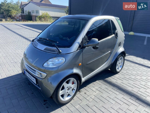 Сірий Смарт Fortwo, об'ємом двигуна 0.6 л та пробігом 124 тис. км за 3800 $, фото 1 на Automoto.ua