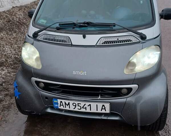Сірий Смарт Fortwo, об'ємом двигуна 0.6 л та пробігом 202 тис. км за 2500 $, фото 1 на Automoto.ua