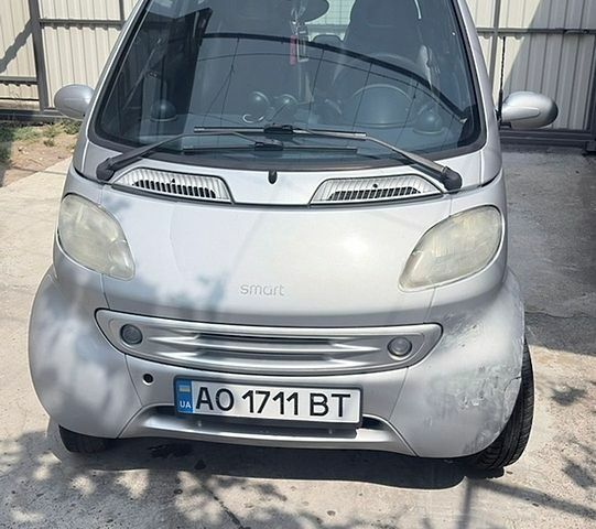 Сірий Смарт Fortwo, об'ємом двигуна 0.6 л та пробігом 207 тис. км за 2500 $, фото 1 на Automoto.ua