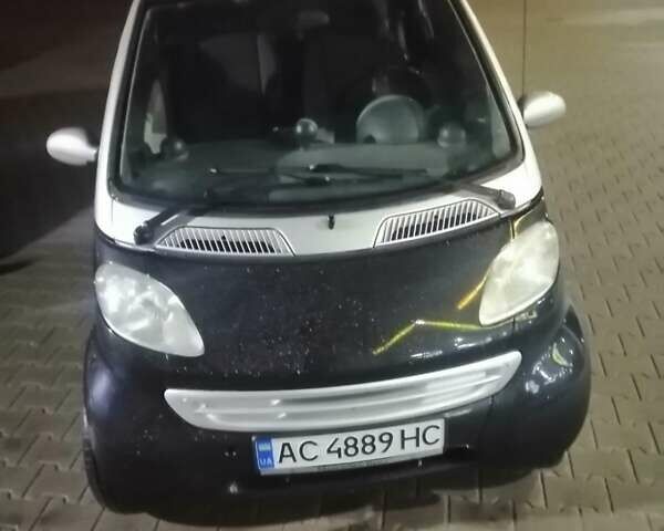 Сірий Смарт Fortwo, об'ємом двигуна 0.8 л та пробігом 214 тис. км за 2500 $, фото 1 на Automoto.ua