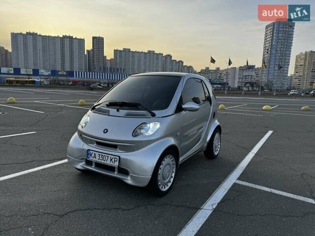 Сірий Смарт Fortwo, об'ємом двигуна 0.6 л та пробігом 221 тис. км за 3500 $, фото 1 на Automoto.ua