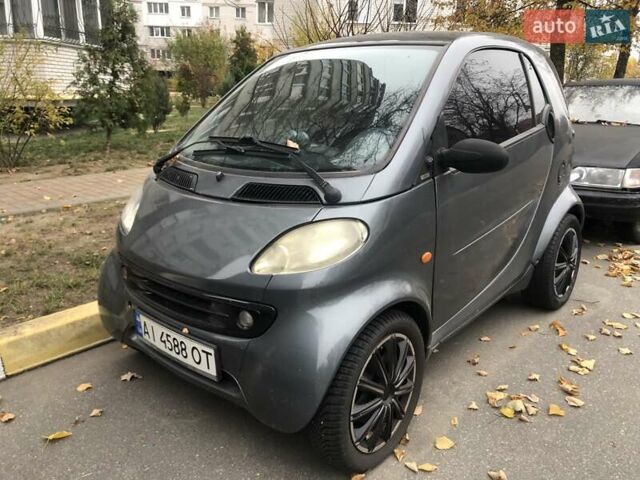 Сірий Смарт Fortwo, об'ємом двигуна 0.6 л та пробігом 218 тис. км за 2400 $, фото 1 на Automoto.ua