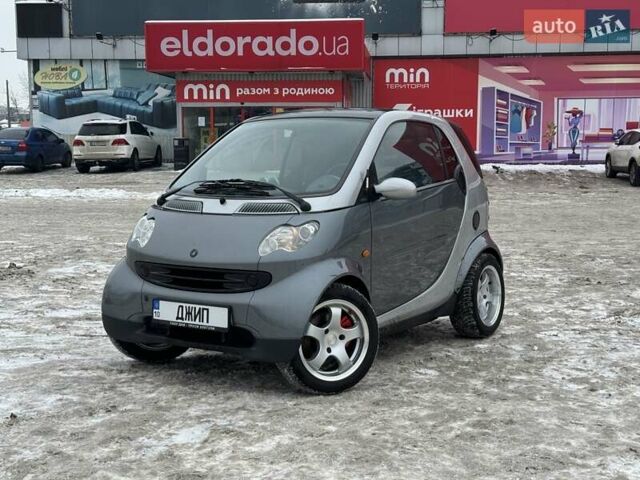 Сірий Смарт Fortwo, об'ємом двигуна 0.7 л та пробігом 176 тис. км за 4000 $, фото 1 на Automoto.ua