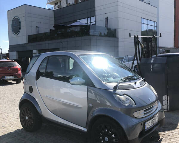 Сірий Смарт Fortwo, об'ємом двигуна 0.7 л та пробігом 130 тис. км за 3400 $, фото 1 на Automoto.ua