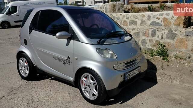Сірий Смарт Fortwo, об'ємом двигуна 0.7 л та пробігом 201 тис. км за 3500 $, фото 1 на Automoto.ua