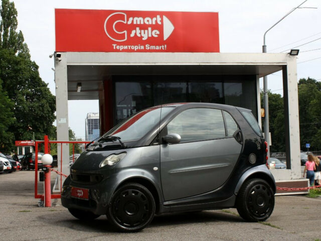 Сірий Смарт Fortwo, об'ємом двигуна 0.6 л та пробігом 206 тис. км за 3999 $, фото 1 на Automoto.ua