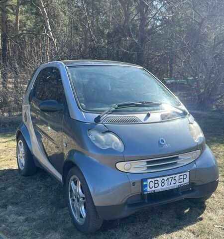 Сірий Смарт Fortwo, об'ємом двигуна 0.6 л та пробігом 212 тис. км за 2500 $, фото 1 на Automoto.ua
