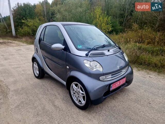 Сірий Смарт Fortwo, об'ємом двигуна 0.7 л та пробігом 118 тис. км за 3999 $, фото 1 на Automoto.ua