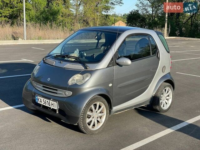 Сірий Смарт Fortwo, об'ємом двигуна 0.7 л та пробігом 211 тис. км за 3000 $, фото 1 на Automoto.ua
