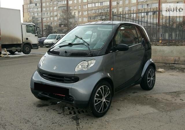 Сірий Смарт Fortwo, об'ємом двигуна 0.7 л та пробігом 89 тис. км за 4190 $, фото 1 на Automoto.ua