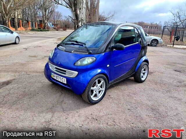 Синий Смарт Форту, объемом двигателя 0.6 л и пробегом 190 тыс. км за 2000 $, фото 1 на Automoto.ua