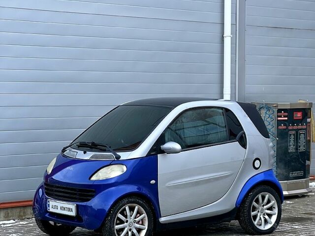 Синій Смарт Fortwo, об'ємом двигуна 0.6 л та пробігом 200 тис. км за 1900 $, фото 1 на Automoto.ua