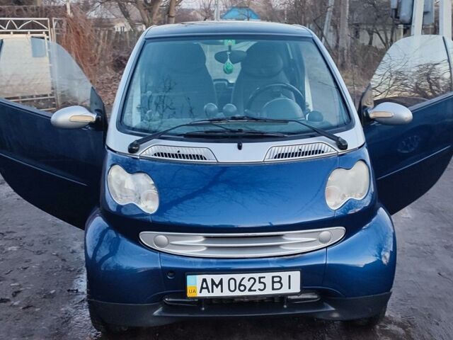 Синій Смарт Fortwo, об'ємом двигуна 0.6 л та пробігом 230 тис. км за 3500 $, фото 1 на Automoto.ua