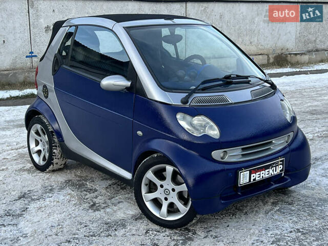 Синій Смарт Fortwo, об'ємом двигуна 0.6 л та пробігом 224 тис. км за 3600 $, фото 1 на Automoto.ua